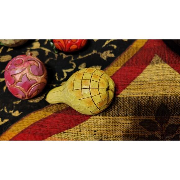 Jim Shore 2007 A Taste Of Summer’s Goodness Basket Watermelon 6 Pieces Of Fruit - Picture 12 of 16